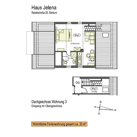Haus Jelena 3 * Borkum